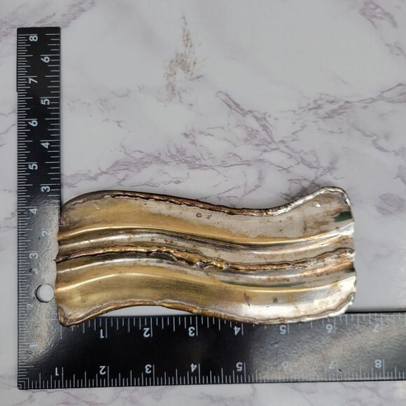 Vintage Silver toned Belt slide - Picture 4 of 4